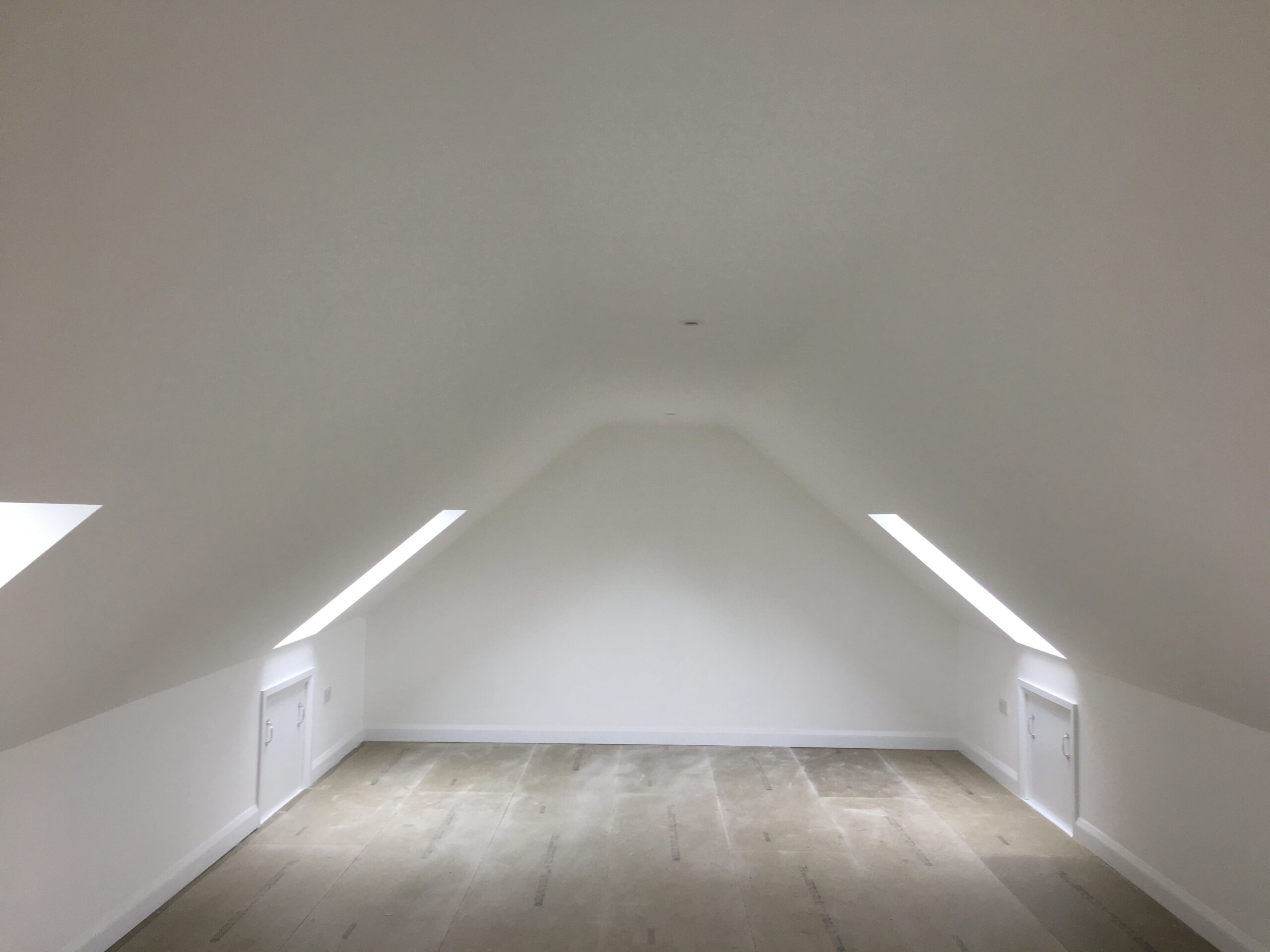 Attic room decorating image