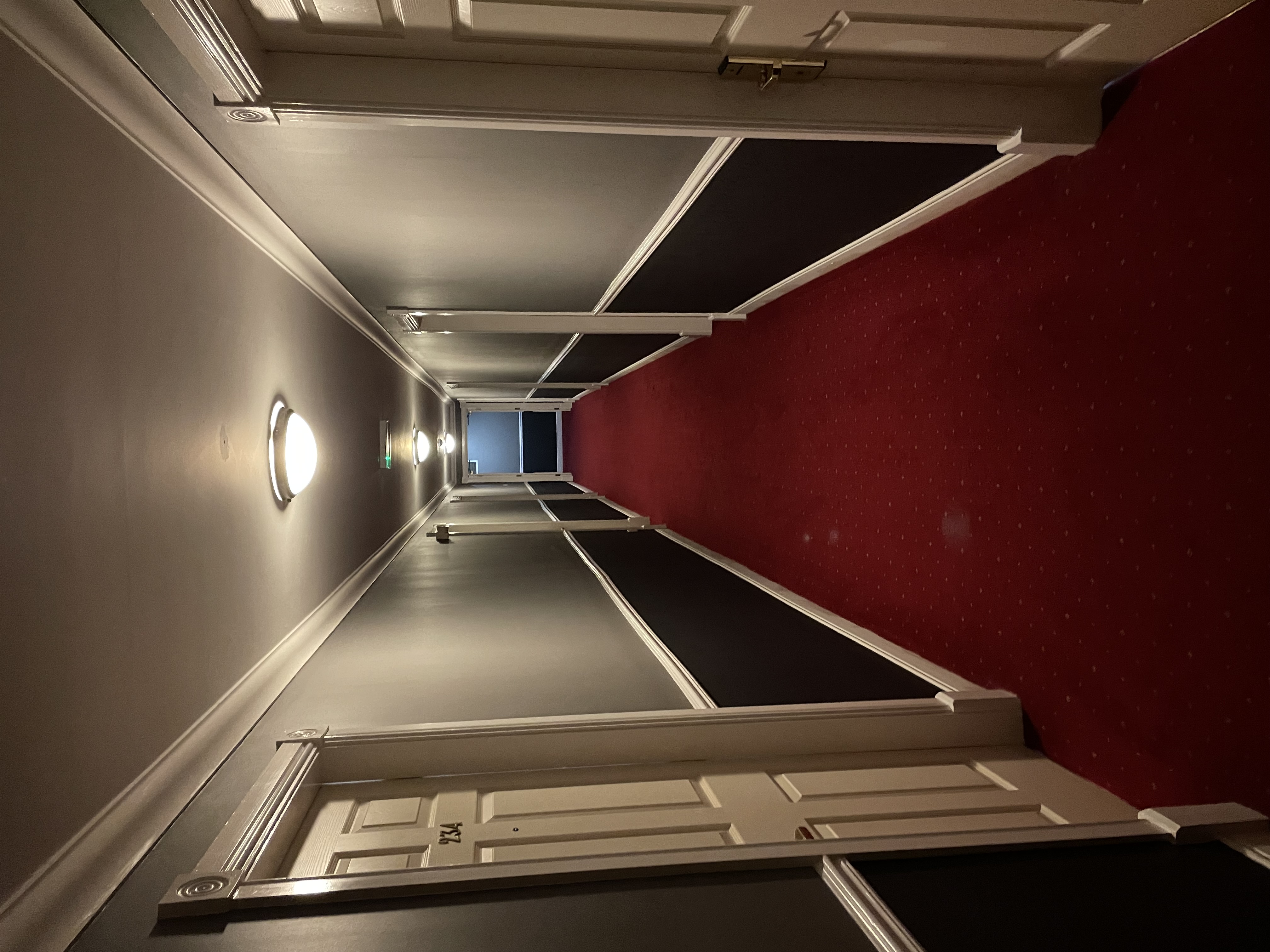 Painted Hotel corridor image